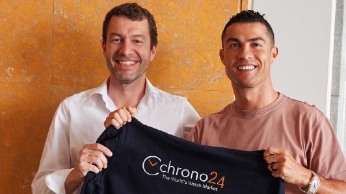 Cristiano Ronaldo Invests in Chrono24, Expanding His Portfolio.