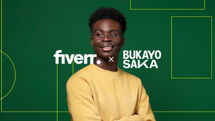 Bukayo Saka's Astonishing Move: Igniting Entrepreneurial Fire with Fiverr.